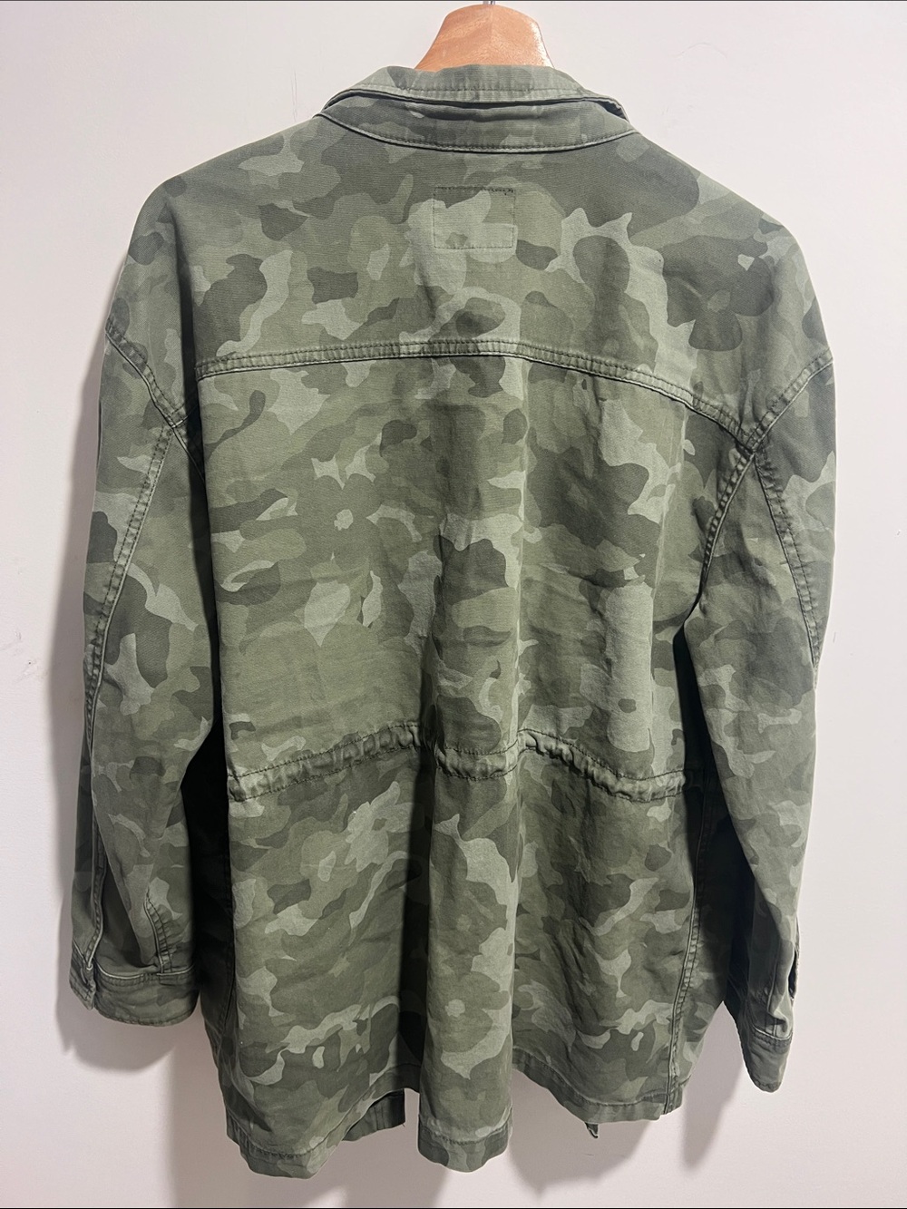 Old Navy Olive Green Camo Utility Jacket Size XL - Picture 6 of 6